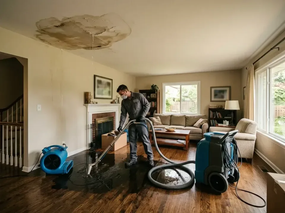 attic-pipe-burst-ceiling-drip-008 — frequently asked questions, Water Damage Restoration & Carpet Care in Hennessey, OK